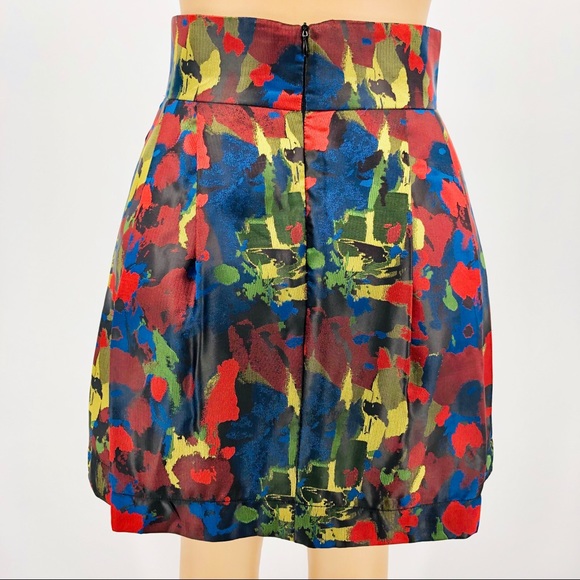 Twenty One Paint Stroke Puff Mini Skirt - Picture 5 of 8